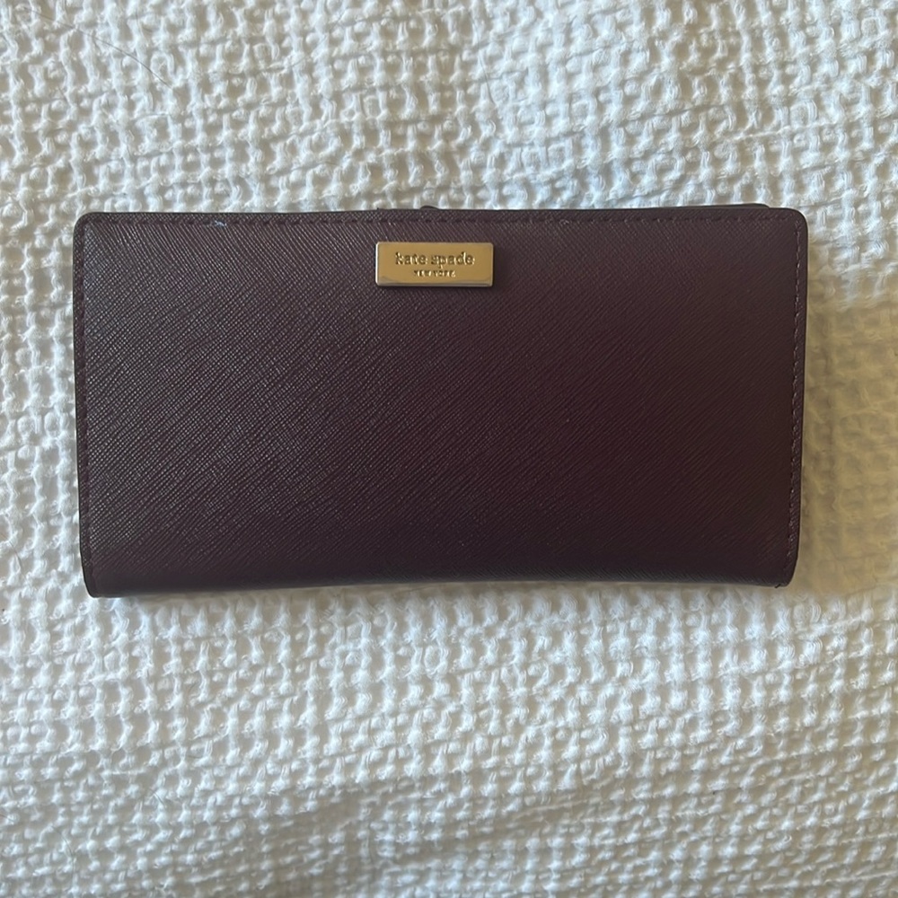 Burgundy Kate Spade Wallet!